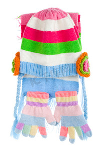 儿童帽子围巾和手套