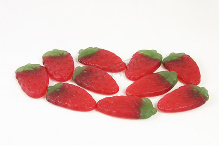 草莓糖果甜品
