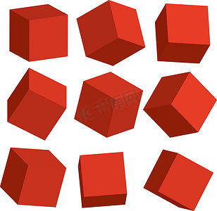 红色3方块不同位置的插图