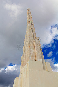 方尖塔摄影照片_秘鲁奎努阿方尖碑的细节