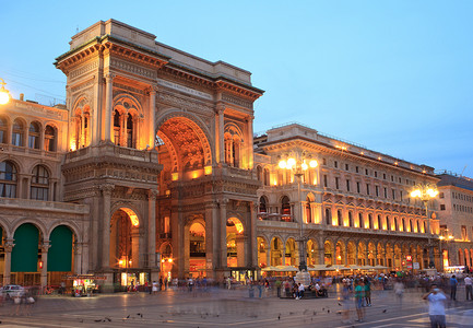 Vittorio Emanuele II 画廊，米兰，意大利