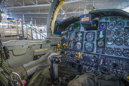 诺斯罗普 f-5a 自由战斗机、驾驶舱和仪表板