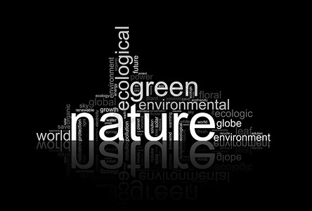 生物环保摄影照片_用许多不同的术语说明，如自然或环境