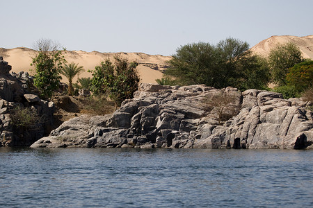 埃及阿斯旺附近的尼罗河