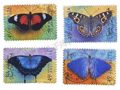 蝴蝶邮票