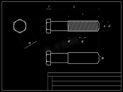 螺钉图纸