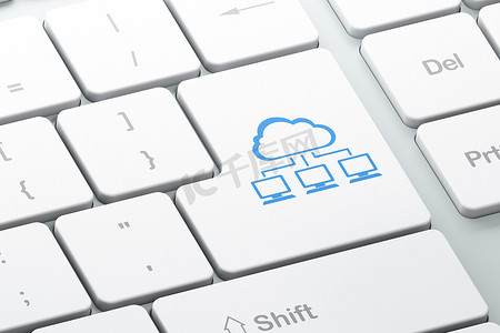 云彩计算的概念：在计算机键盘后面的云彩网络