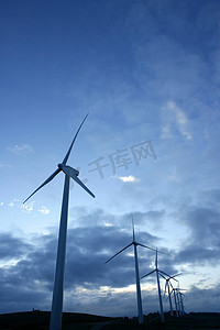 风车风力发电机，生态能源
