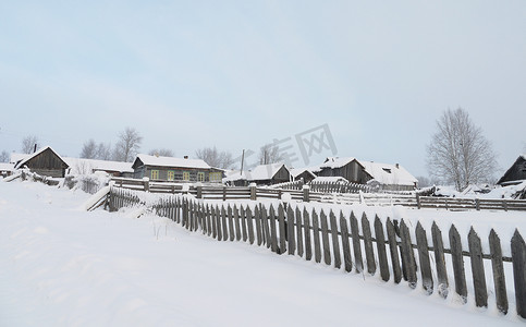冬天的首页摄影照片_冬天的村庄