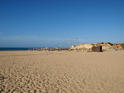 Praia de Rocha 海滩位于葡萄牙阿尔加维地区的南部海岸。