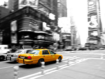 时代广场的出租车
