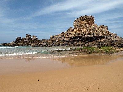 Praia do Castelejo，靠近 Vila Do Bispo，阿尔加维，葡萄牙
