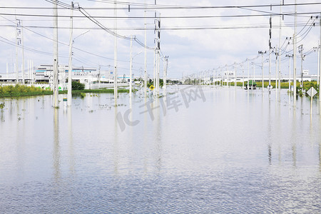 Amata Nakorn 工业区的洪水和灾害