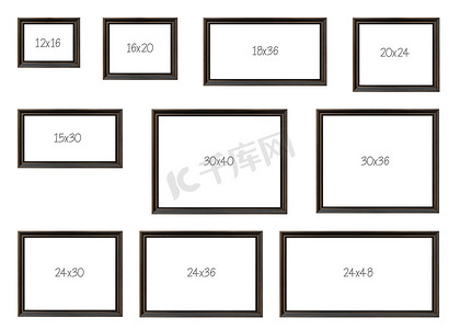 边框区域摄影照片_十个最受欢迎的框架尺寸销售