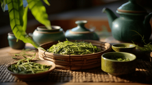 茶壶gif摄影照片_龙井茶摄影图