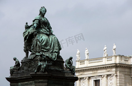 玛丽亚特蕾西亚雕像在维也纳