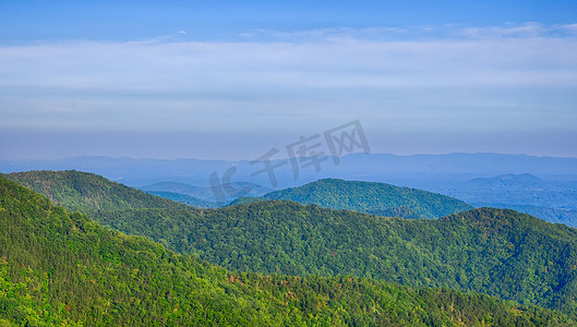 Blue Ridge Parkway National Park Sunset Scenic Mountains 夏天