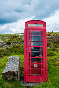 Ttraditional 红色电话亭