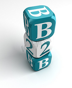b2b蓝白盒塔