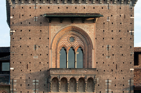 Sforzesco 城堡，米兰的窗口