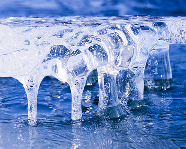冷冻天然冰雕自然抽象艺术