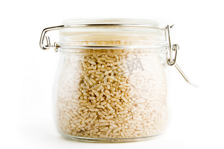 即时食物摄影照片_全麦方便米饭