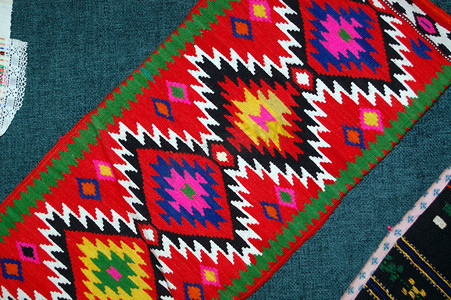 传统的马其顿地毯图案