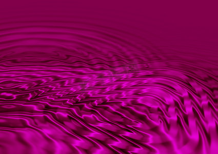 不规则波浪图形摄影照片_紫色金属波浪