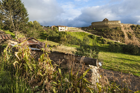 Ingapirca，印加城墙和城镇，厄瓜德最大的已知印加遗址