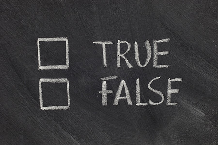 true 或 false 复选框