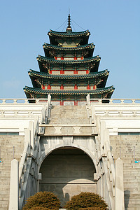 汉城摄影照片_韩国国立民俗博物馆，首尔，韩国
