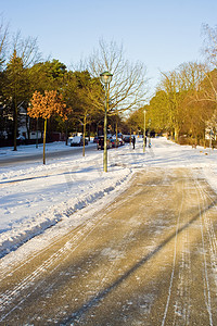冬天的街道