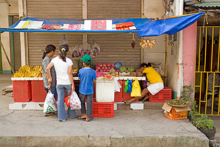 水果商店摄影照片_公共市场