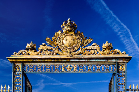 外侧摄影照片_凡尔赛宫大门