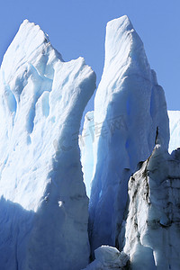 格陵兰斯尔米利克峡湾大冰川细节