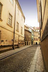 布拉格古色古香的街道