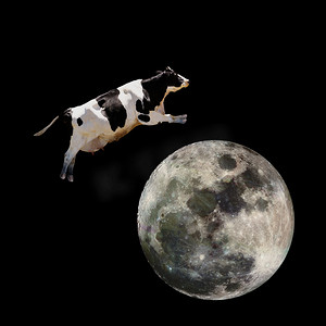 奶牛跳过月亮