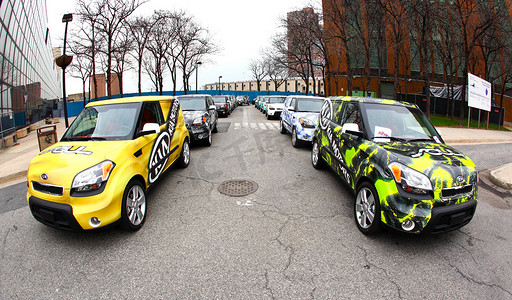 快速车摄影照片_纽约国际车展2009年4月10日