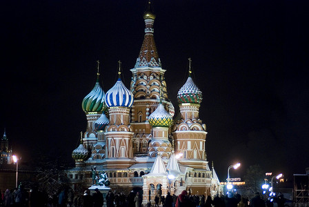 莫斯科红场圣瓦西里大教堂