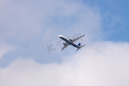 喷气式客机摄影照片_喷气式飞机