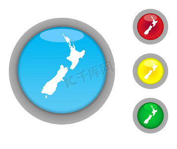 新西兰按钮图标