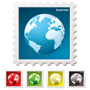 互联网世界邮票