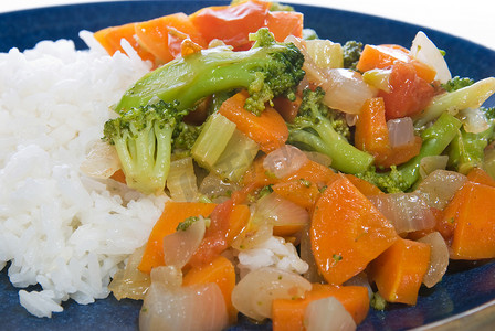 炒蔬菜米饭