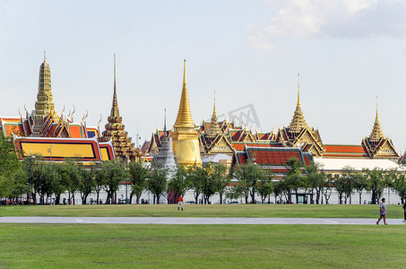曼谷，泰国-7 月 3 日： 玉佛寺，大皇宫，曼谷。