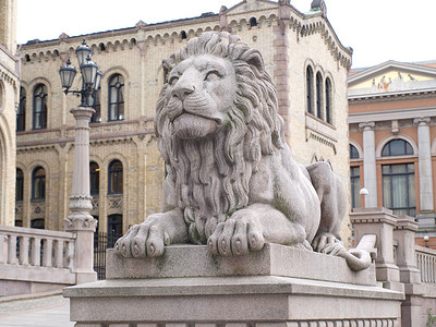挪威议会的狮子