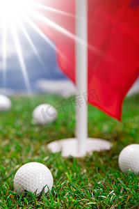 高尔夫运动摄影照片_打一局高尔夫吧