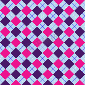 菱形格摄影照片_混纺紫色毛衣材质