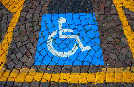 残疾人停车场