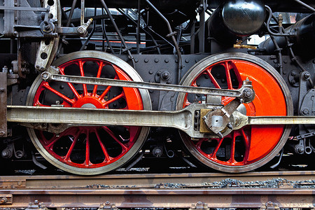 蒸汽火车的车轮