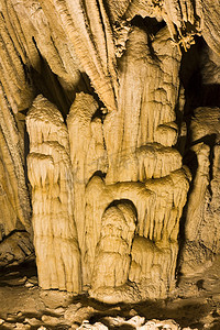 矿物卡摄影照片_卡尔斯巴德洞穴国家公园的构造